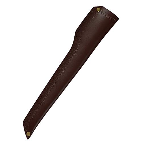 XYJ 8 Zoll Filetiermesser Ärmel Leder Messerscheide für Knochenmesser Kantenschutz Chef Carving Knife Case Klingenschutz mit Gürtelschlaufe zum Ausführen Cover