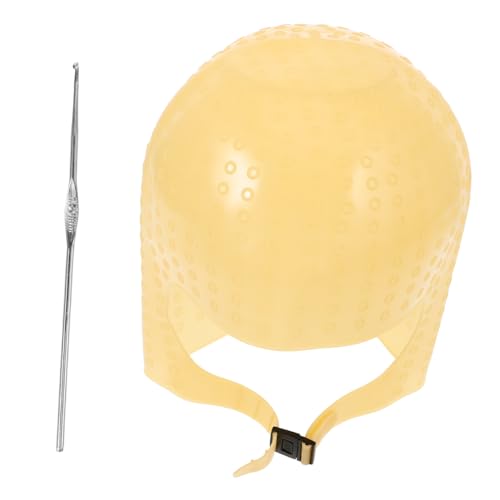 BELLIFFY Cuffia in Silicone Per Chioma Gancio Cappello Colorante Riutilizzabile Per Colpi Di Sole Strumento Per Salone e Domestico