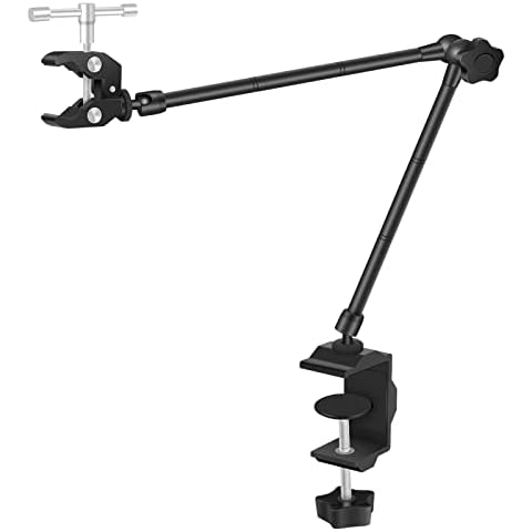Toolour Helping Hands Soldering Clamp, 19.7” Magic Arm, Flexible Articulating Arms with Clamps, Magic PCB Clip for Hot Air Gun/PCB Holder/Desoldering/Welding/Repairing/DIY Work/Hobby Craft Cover
