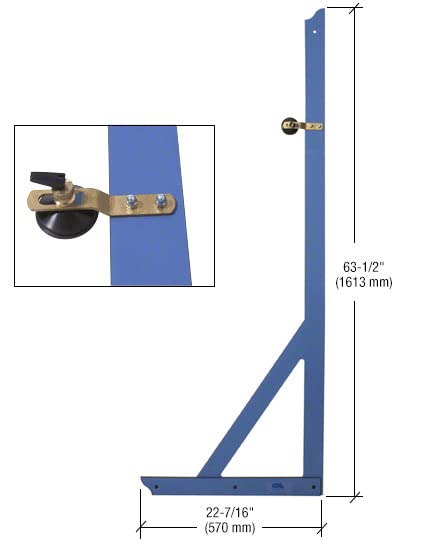 CRL 60" Phenolic L-Square With Suction Cup by CR Laurence
