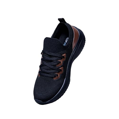 Image of Neeman's Ease Walk Snug Sneakers for Men | Breathable Knit, Stretchable Fit & Cushioned Comfort for Everyday Walking