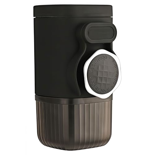 Travel-ready Coffee Machine Manual Press, 100Ml Tank & 19-Bar Extraction, Compact for Backpack/camping, No Power Needed
