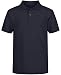 Nautica Big Boys' Uniform Short Sleeve Pique Polo, Navy, X-Large/18/20