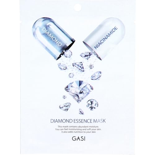 【美浜卸売-ORS4A01】GASI(ガシ) ダイアモンドエッセンスマスク 1枚入×8個セット