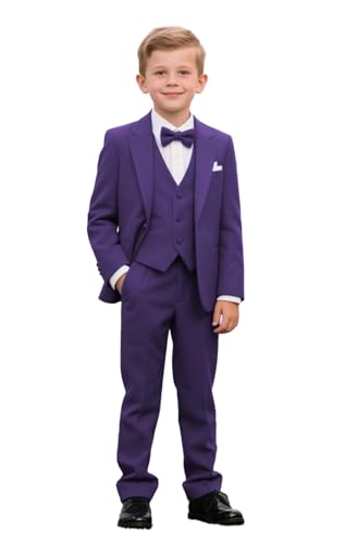 Costume mariage garçon 3 pièces élégant pour bal de fin d'année et cérémonies de 3 à 16 ans