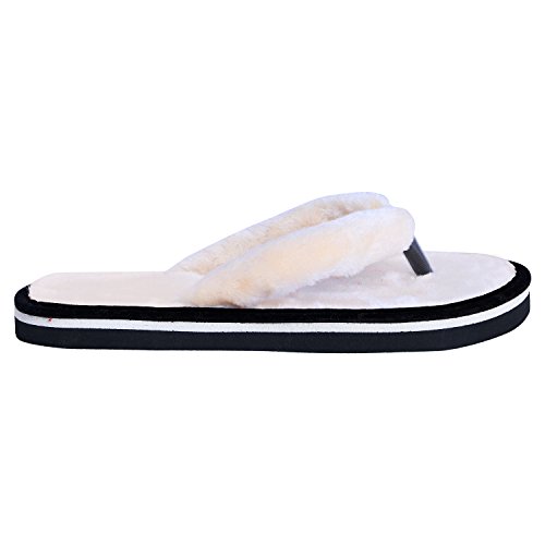 Image of HD Fur Indoor & Outdoor Flip Flop Slipper for Ladies Size 36