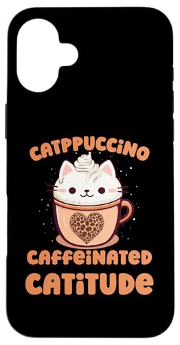 Catppuccino JtFC Catitude ʔ JCC R[q[ L X}zP[X iPhone 16 Plus p