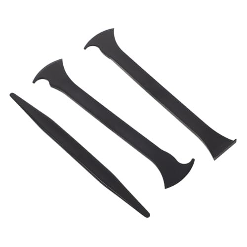 GANAZONO 3pcs Ergonomic Plastic Scraper for Vinyl Wrap Window Tint Wallpaper and Decal Application for Edge Sealing and Smoothing