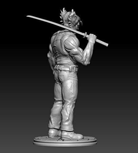 Figura Hombre Lobo Guerrero 75mm ZHANGJING miniatura 3