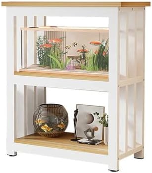 Durable Aquarium Stand for 5-40 Gallon Fish Tanks & Reptile Rack, Sturdy Display Cabinet & Home Storage Solution, Perfect for Aquatic & Reptile Enthusiasts