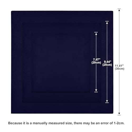 Image of Men's Pocket Square, Solid Color Boys Handkerchiefs for Men Wedding Party