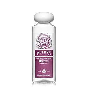 Alteya Organic Rozenwater Bio 250 ml – 100% USDA biologisch gecertificeerd puur authentiek natuurlijk ‘Rosa Damascena…