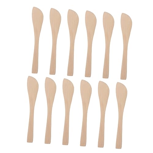 Alipis 15Pcs Wooden Spreader for Dumplings Wontons and Baozi Kitchen Utensils for Easy Filling and Spreading Stylish Design for Home and Restaurant Use