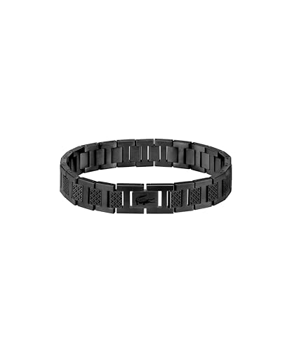 Lacoste Metropole Link Bracelet for Men - Stainless Steel Jewelry, Adjustable Design - Iconic Elegant Collection, Fashion Accessory - Gift for Him