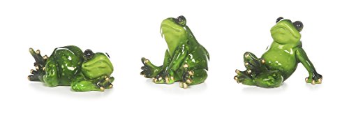 Sunny Toys 14982 Poly - Figuritas Decorativas (6 cm), diseño de Ranas, 3 Modelos Surtidos