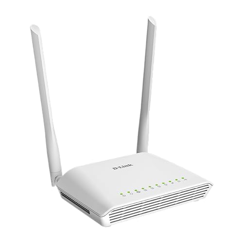 D-Link DSL-226 N300 Wireless VDSL2/ADSL2+ Modem Router - WiFi 4, NBN Compatible, 4 x LAN Ports, USB 3.0, Gaming & Networking Devices