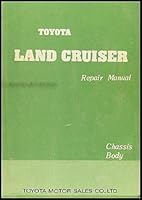 1969-1971 Toyota Land Cruiser Chassis Repair Shop Manual Original No. 98040 B00435JAS6 Book Cover