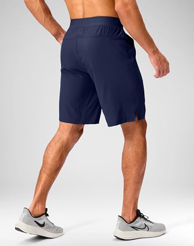 Image of Soothfeel Men's Running Shorts with Zipper Pockets 9 inch / 7 inch / 5 inch Quick Dry Eight Basketball Gym Workout Athletic Shorts