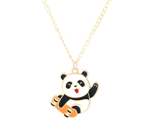 Collier Panda et médaillon rouge : le pendentif pièce idéal pour sublimer vos tenues