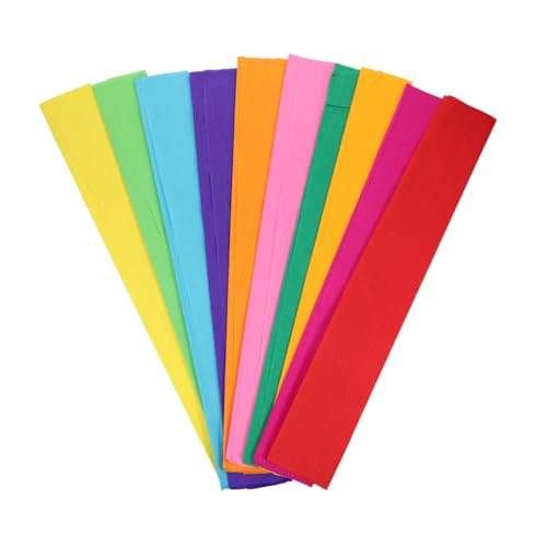 Papier crépon pour emballage de fleurs fraîches et cadeaux Uonlytech 100 feuilles colorées