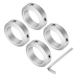 Sourcing Map Klemmringe mit Klemmverschluss, 4 Stück