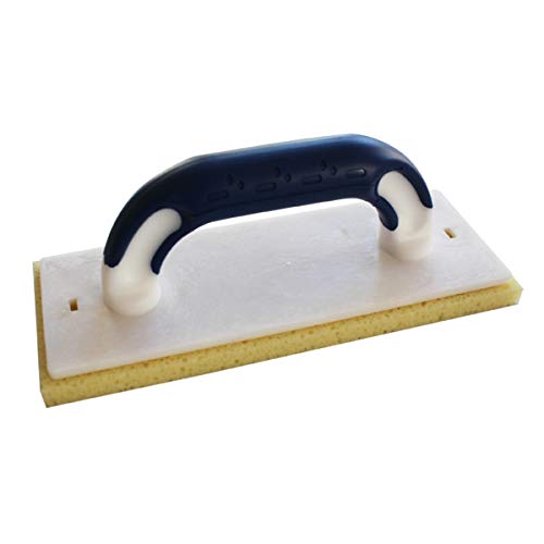 Karl Dahm Hydro-Schwammbrett 235 x 85 x 12 mm – Kompaktes Profi-Fliesenwaschbrett mit dünner PU-Spezialauflage und Soft-Griff für effizientes Abwaschen von Fugen und präzise Verfugungsarbeiten - 12783