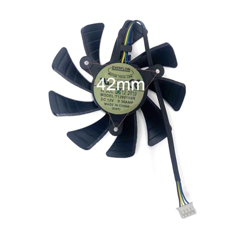 QKFTCSDW 85mm T129215SU GTX1060 Video Card Fan For GTX1060 Mini 960 950 Video Card Fan(42mm)