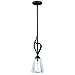 VAXCEL Cinta Bronze Mini Pendant Ceiling Light Clear Glass