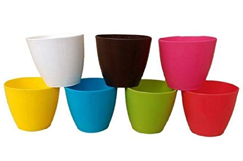 VGreen Big Sky Planter Multi Color (8 Inch x 7 Inch) Set of 4 (B07M892K1V) Amazon Price History, Amazon Price Tracker