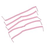 BaotyJie 5Pcs Spiral Cord for RJ9 Telephone Handsets, Pink