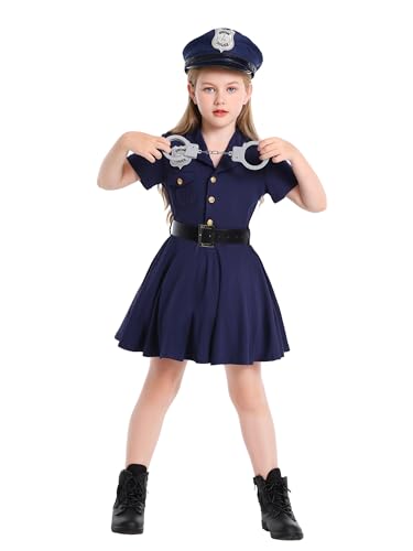 Disfraz completo de policía infantil para niños y niñas miniatura 2