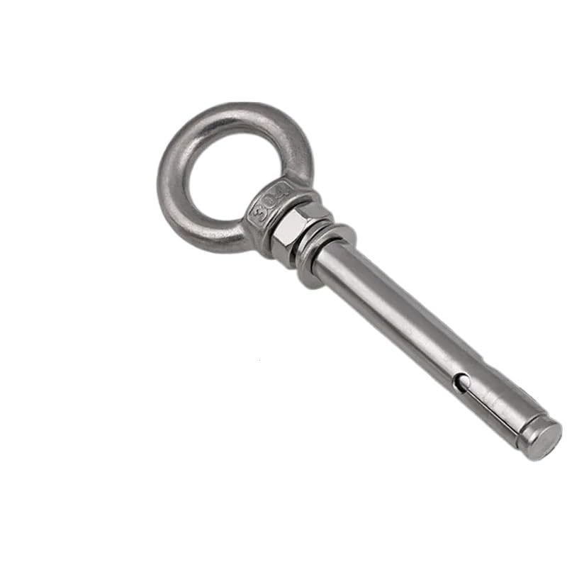 Tornillos De ExpansióN Anclajes de manguito hormigón M14 14 mm con pernos expansión y argolla elevación acero inoxidable 304(M14X120mm-1pcs)