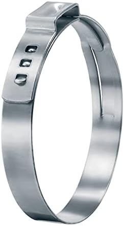 Hose Clamp, SS, Nom.Size. 3/8 In., PK100