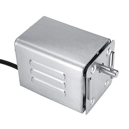 Longzhuo Motor eléctrico BBQ Rotissore para espiga parrilla, acero inoxidable, 50-70 kg (enchufe UE 220 V)