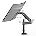 NB North Bayou Monitor Desk Mount Long Arm for Monitors Within 4.4 to 19.8lbs Ultra Wide Full Motion Swivel Height Adjustable Monitor Stand H100