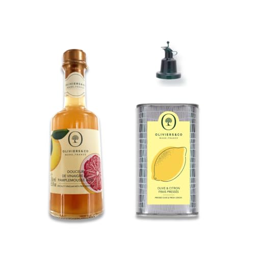 Oliviers&Co Aceite de Oliva con Limón y Vinagre de Pomelo miniatura 1