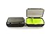 Tupperware 16274 To Go Lunch Box - Lot de 2 boîtes à repas avec séparation, Noir/vert citron