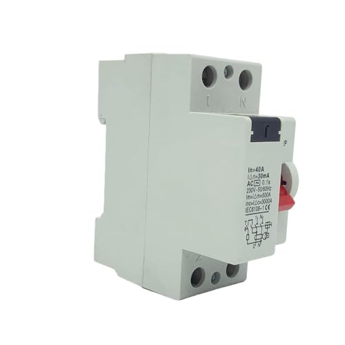 Disjoncteur différentiel type A AC 2P 25A 30mA pour rail DIN domestique - 2
