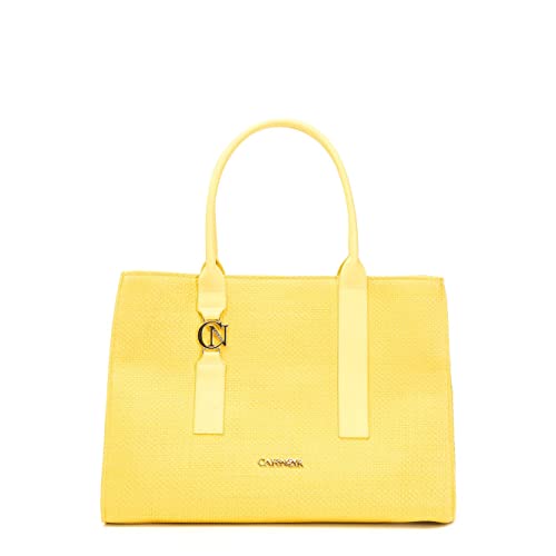 Cafè Noir C3VB0401 grand sac cabas femme noir et rigide à anses