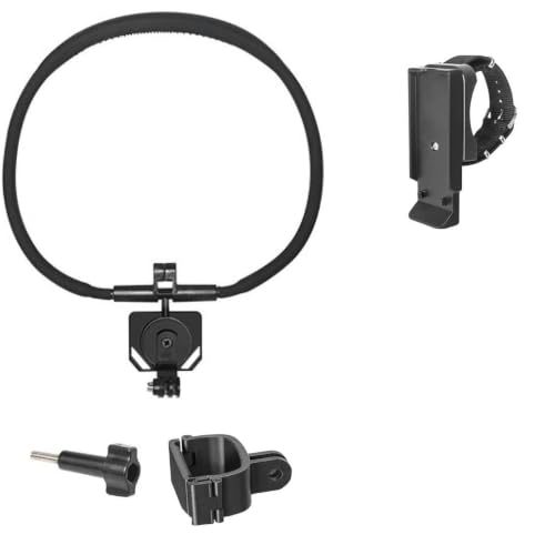 Soporte de cuello para Insta360 Luna Ultra y kit de correas para cámara de acción