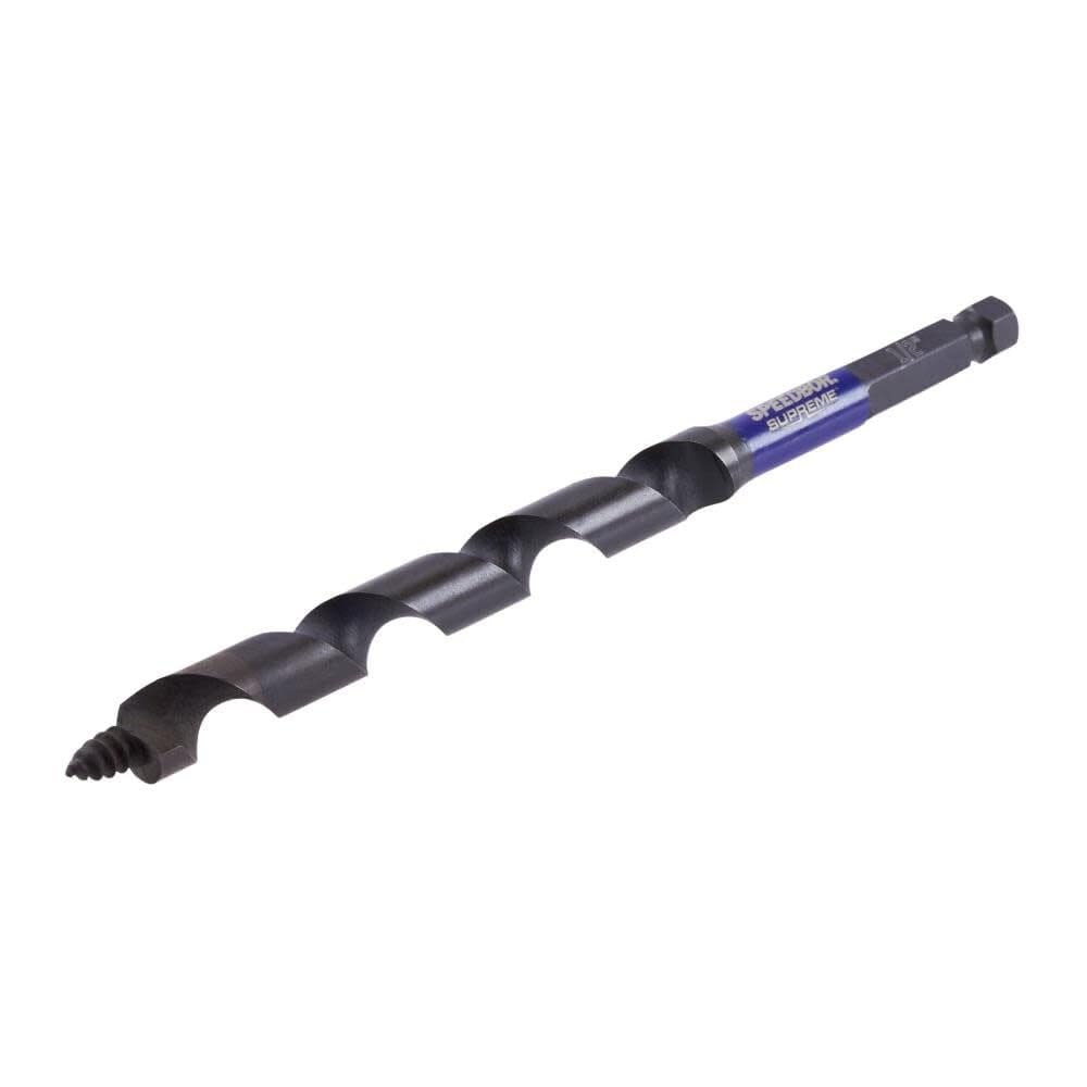 Irwin Tools IRWIN Auger Drill Bit for Wood 1/2 in. x 7.5 in. (IWAX3015)