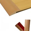 Floor Rubber Transition Strip Self Adhesive Carpet to Tile Transition Strip Edging Trim Strip for Threshold Transitions with a Height Less Than 5 mm/0.2in (Light Brown, 16.4FT)
