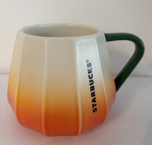 STARBUCKS Tasse citrouille/citrouille Halloween 2025, édition limitée, orange et blanc