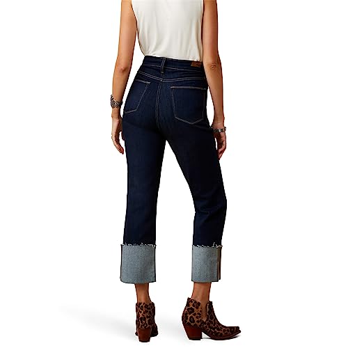 ARIAT Women's Ultra High Rise Jazmine Straight Crop Jean2