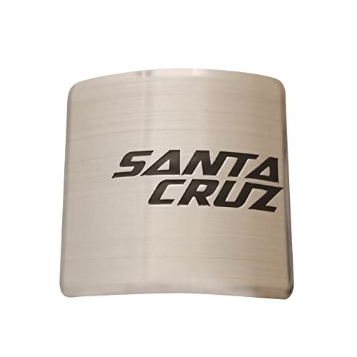 Gepinke MTB Bike Head Badge Decals Stickers BMX Foldable Frame Sticker (Santa Cruz(Silver))