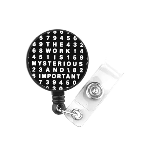 Macrodata bobine de badge au bureau porte-carte rétractable pour cadres et employés