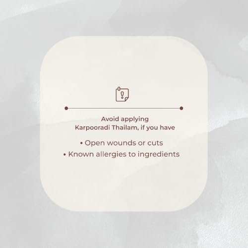 Image of Karpooradi Thailam 200ml | First & Only TESTED SAFE for Heavy Metals | Ayurveda Medicine for Pain Relief | Joint & Muscle Pain, Chest Congestion Relief | With Camphor & Sesame Oil