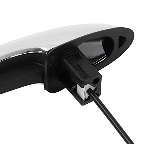 Maçaneta da porta externa Qiilu Frente Lado Direito Cromado Acessórios Externos do Carro 51211513109