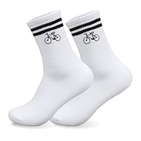 HUKUMA Rennrad Socken,35-46 Fahrradsocken Herren,Fahrrad Geschenk für Herren Damen,Rennrad Zubehör,Fahrradfahrer Tennissocken Accessoires,Lustiges Geschenk für Geburtstag Männer und Frauen