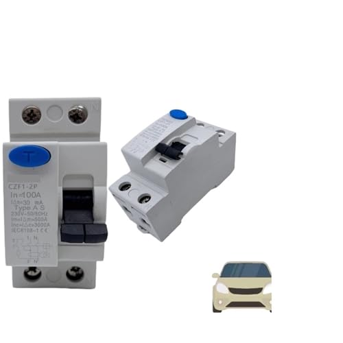 RCD Type B pour recharge EV disjoncteur différentiel 2P 10A 30mA